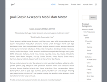 Tablet Screenshot of aksesorismobilmotor.com